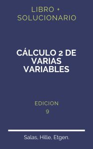 Solucionario Calculo 2 De Varias Variables 9Na Edicion | PDF - Libro