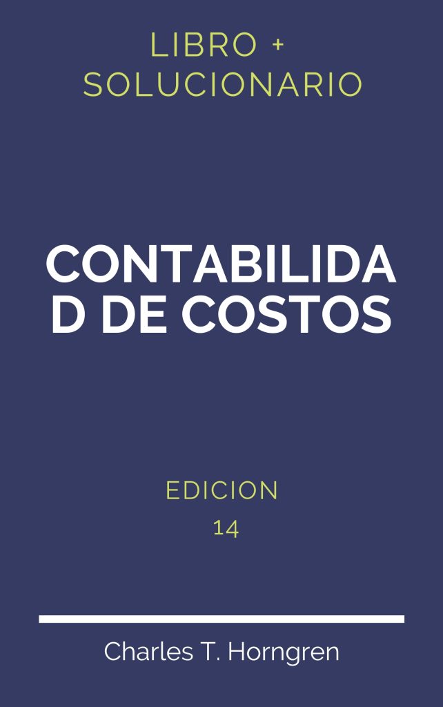 Solucionario Contabilidad De Horngren 10 Edicion | PDF - Libro