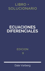 Solucionario Dennis G Zill Ecuaciones Diferenciales 9 Edicion | PDF - Libro