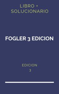 Solucionario Fogler 3 Edicion | PDF - Libro