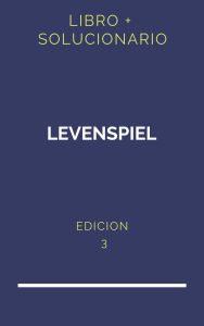 Solucionario Levenspiel 3 Edicion | PDF - Libro
